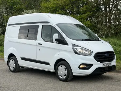 Used Ford Transit Custom Trend 130 HP (95 kW) 2020 White Van