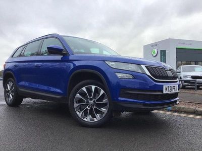 Used Skoda Kodiaq SE Drive 110 HP (80 kW) 2021 Energy blue SUV