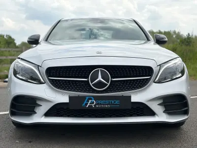 Used Mercedes C220 AMG Line Premium 194 HP (142 kW) 2020 Silver Sedan