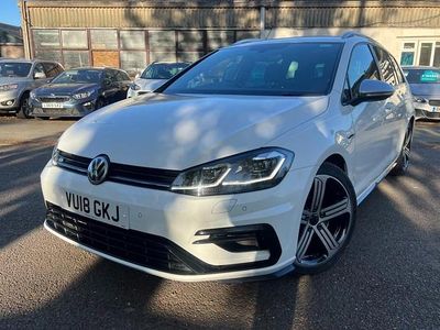 Begagnad VW Golf VII R 310 HK (228 kW) 2018 Vit Kombi