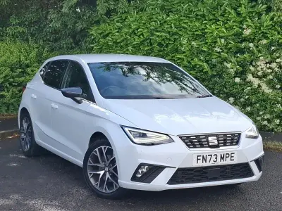 Used Seat Ibiza XCELLENCE 110 HP (80 kW) 2023 White Hatchback