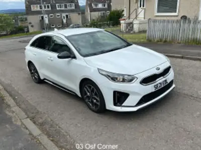 Begagnad Kia ProCeed GT-Line 2021 Vit Kombi