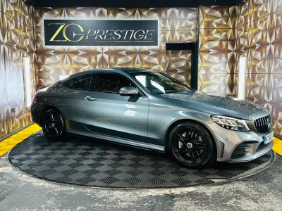 Käytetty Mercedes C300 AMG line 258 HP (189 kW) 2018 Harmaa Coupe - kaksiovinen