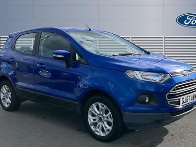 Used Ford Ecosport Zetec 112 HP (82 kW) 2017 Blue SUV