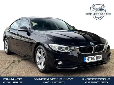 Begagnad BMW 420 2016 Svart Sportkupé
