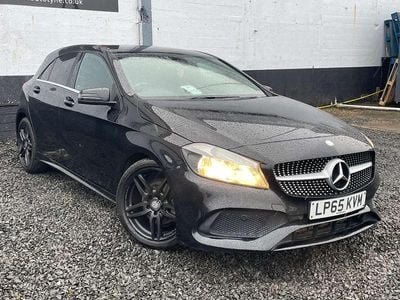 Used Mercedes A200 AMG line 2016 Black Hatchback