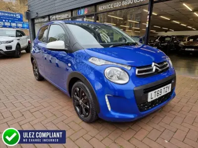 Usado Citroën C1 72 CV (52 kW) 2019 Azul Utilitario