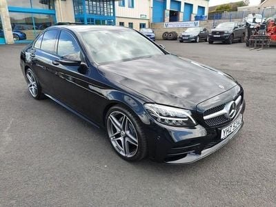 Black Used 2019 Mercedes C220 AMG line Sedan | £18,995 (Fair price)