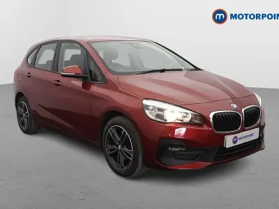 Begagnad BMW 218 Sport Line 2018 Orange Halvkombi