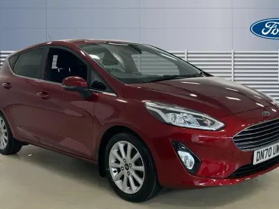Used Ford Fiesta Titanium 125 HP (91 kW) 2020 Red Hatchback