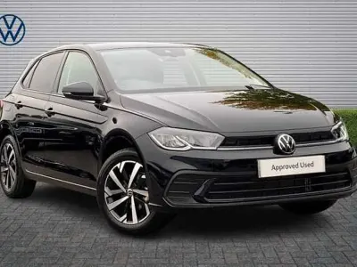 Used VW Polo Match 95 HP (69 kW) 2025 Black Hatchback