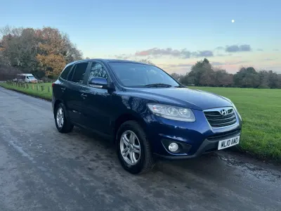 Usado Hyundai Santa Fe Style 197 CV (144 kW) 2010 Azul SUV