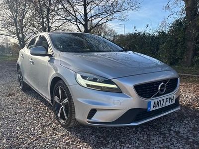 Silver Used 2017 Volvo V40 R-Design Hatchback | £9,595 (Fair price)