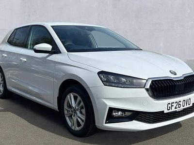 Ny Skoda Fabia SE L 150 HK (110 kW) 2026 Vit Halvkombi