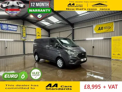 Used Ford Transit Custom Limited 130 HP (95 kW) 2021 Grey Van