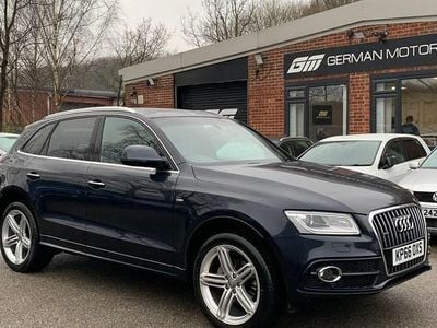 Used Audi Q5 S-line plus 190 HP (139 kW) 2016 Blue SUV