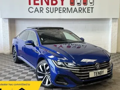 Used VW Arteon R-line 218 HP (160 kW) 2024 Blue Estate