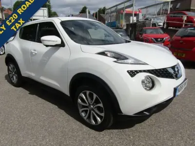 Used Nissan Juke Tekna 110 HP (80 kW) 2016 White SUV