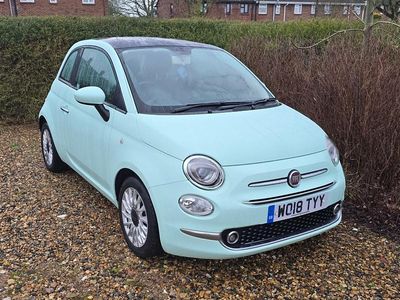 Used Fiat 500 Lounge 69 HP (50 kW) 2018 Green Hatchback