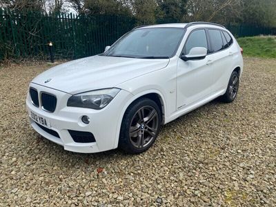 used BMW X1 sDrive 20d M Sport 5dr Step Auto in white full black leather