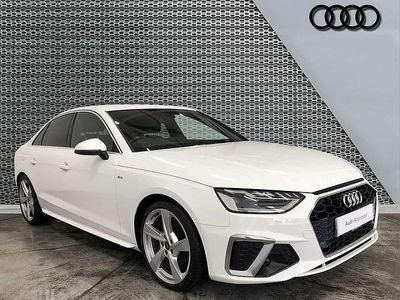 Used Audi A4 S-Line 147 HP (108 kW) 2022 White Sedan