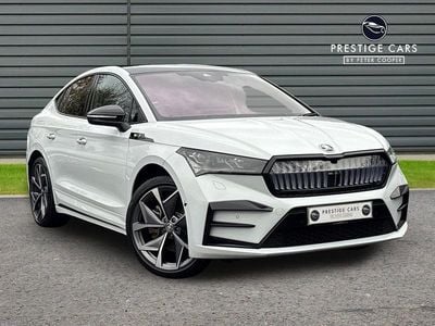 White Used 2022 Skoda Enyaq iV vRS SUV | £27,891 (Fair price)