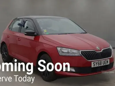 Used Skoda Fabia Colour Edition 75 HP (55 kW) 2018 Red Hatchback