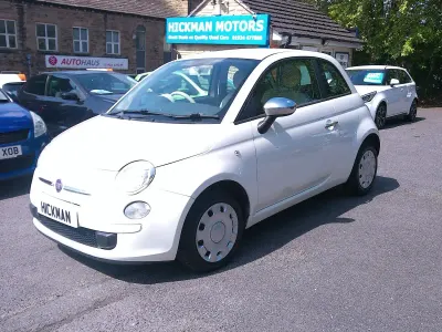 Used Fiat 500 Pop 69 HP (50 kW) 2011 White Hatchback