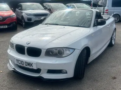 Used BMW 120 Cabriolet M Sport 2010 White Cabriolet