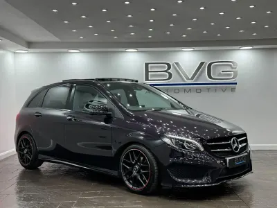 Usado Mercedes B200 AMG Line Premium Plus 2019 Púrpura Monovolumen