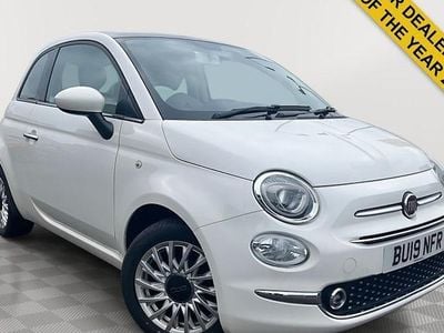 Used Fiat 500 Lounge 69 HP (50 kW) 2019 White Hatchback