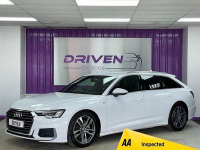 Begagnad Audi A6 S-Line 204 HK (150 kW) 2019 Vit Kombi
