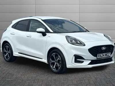 Used Ford Puma ST-Line 125 HP (91 kW) 2024 Frozen white SUV
