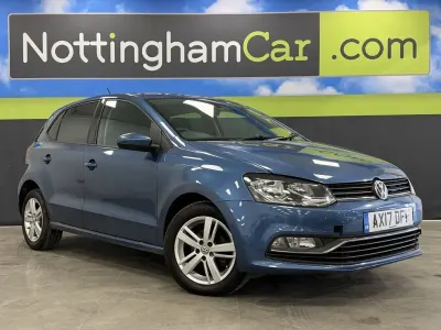 Used VW Polo Edition 90 HP (66 kW) 2017 Blue Hatchback