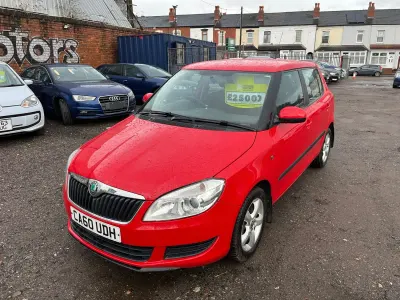 Used Skoda Fabia SE 105 HP (77 kW) 2010 Red Hatchback
