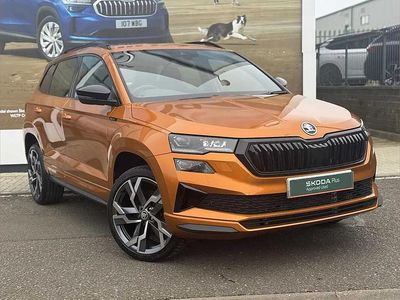 Used Skoda Karoq SportLine 147 HP (108 kW) 2024 Phoenix orange metallic SUV