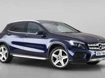 Used Mercedes GLA200 AMG line 156 HP (114 kW) 2017 Blue SUV