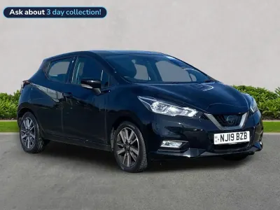 Begagnad Nissan Micra Acenta 71 HK (52 kW) 2019 Svart Halvkombi
