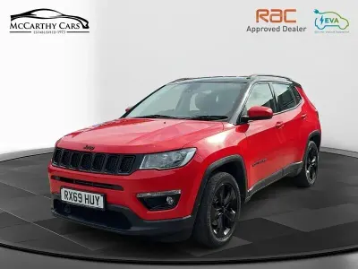 Used Jeep Compass Night Eagle 140 HP (102 kW) 2019 Colorado red with black roof SUV