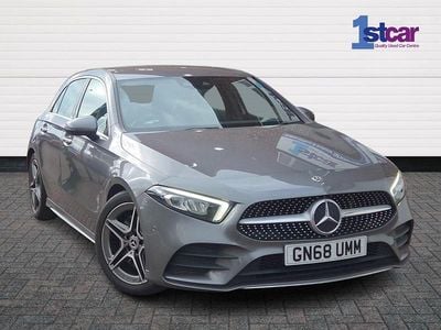 Used Mercedes A250 AMG Line Premium 224 HP (164 kW) 2018 Grey Hatchback