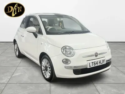 Used Fiat 500 Lounge 69 HP (50 kW) 2014 White Hatchback