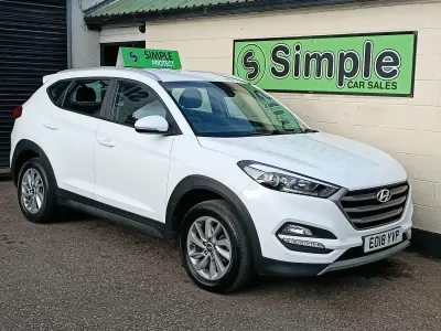 Used Hyundai Tucson SE 177 HP (130 kW) 2018 White SUV