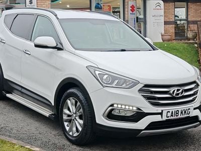 Used Hyundai Santa Fe Premium 2018 White SUV