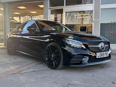 Used Mercedes C200 AMG line 184 HP (135 kW) 2019 Black Coupe