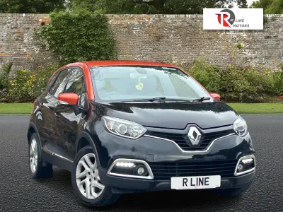 Used Renault Captur Dynamique 90 HP (66 kW) 2014 Black/orange SUV