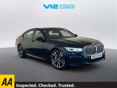 Used BMW 740 M Sport 340 HP (250 kW) 2022 Blue Sedan