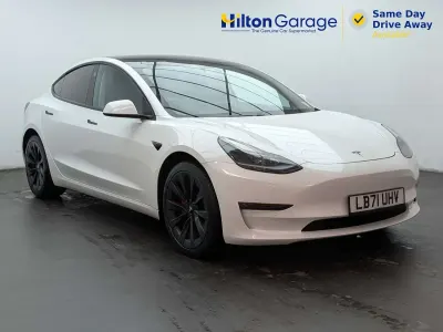 Used Tesla Model 3 Long Range AWD 366 kW (498 HP) 2021 White Sedan