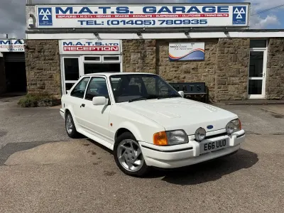 Used Ford Escort RS 1987 White Hatchback