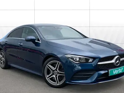 Used Mercedes CLA220 AMG Line Premium 190 HP (139 kW) 2019 Blue Sedan