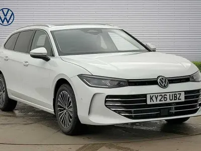 New VW Passat Elegance 204 HP (150 kW) 2026 White Estate